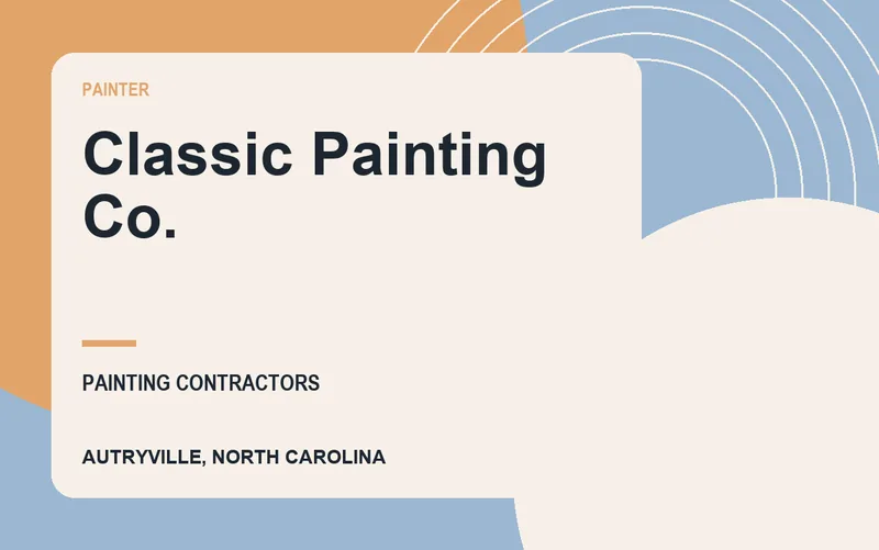 Classic Painting Co. in Autryville, North Carolina
