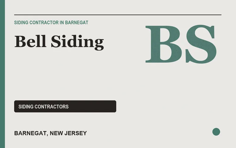 Bell Siding in Barnegat, New Jersey