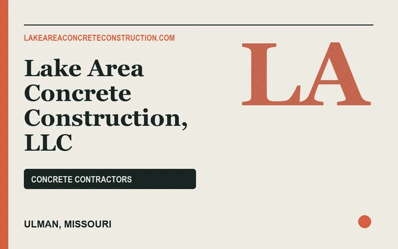 Lake Area Concrete Construction, LLC in Ulman, Missouri