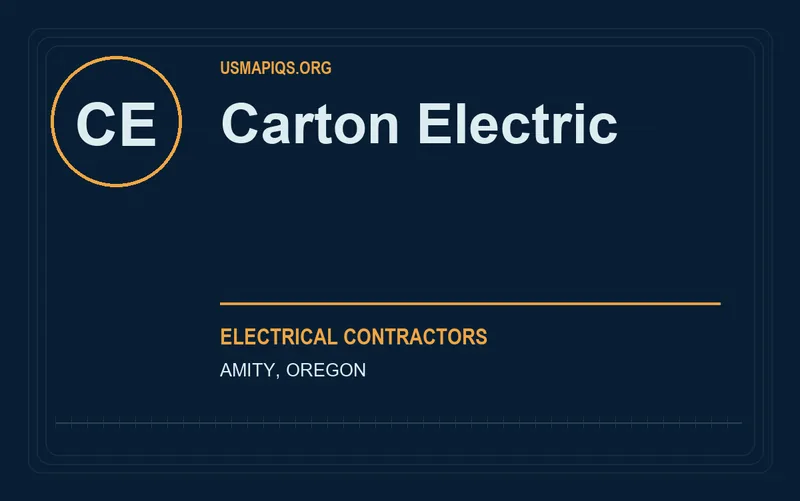 Carton Electric in Amity, Oregon