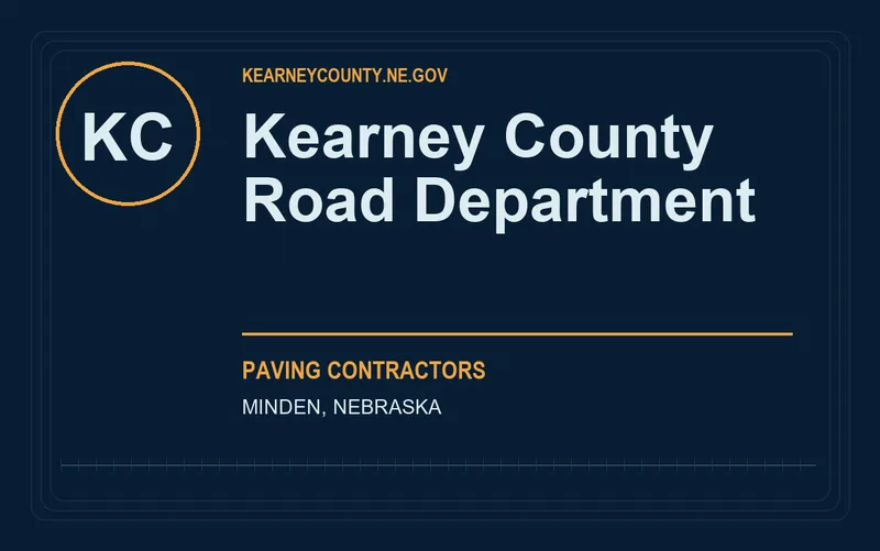 Kearney County Road Department in Minden, Nebraska