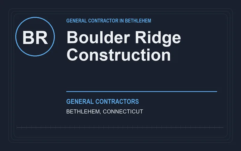 Boulder Ridge Construction in Bethlehem, Connecticut