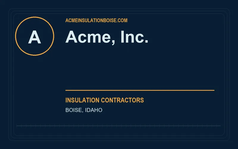 Acme, Inc. in Boise, Idaho