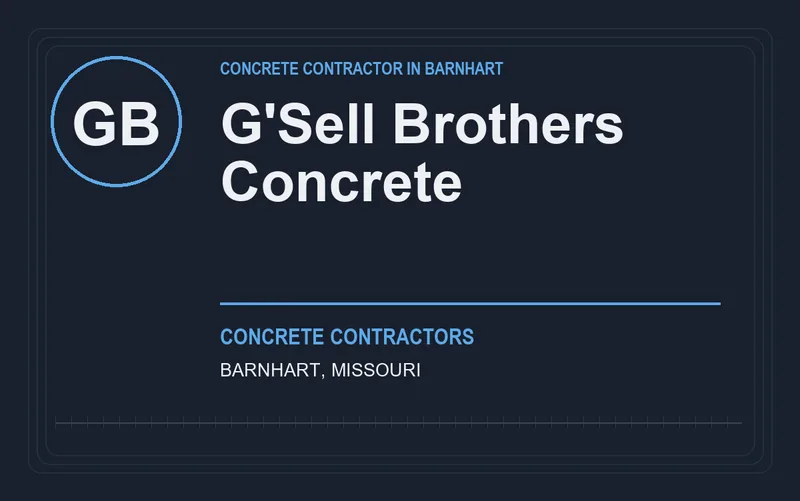 G'Sell Brothers Concrete in Barnhart, Missouri