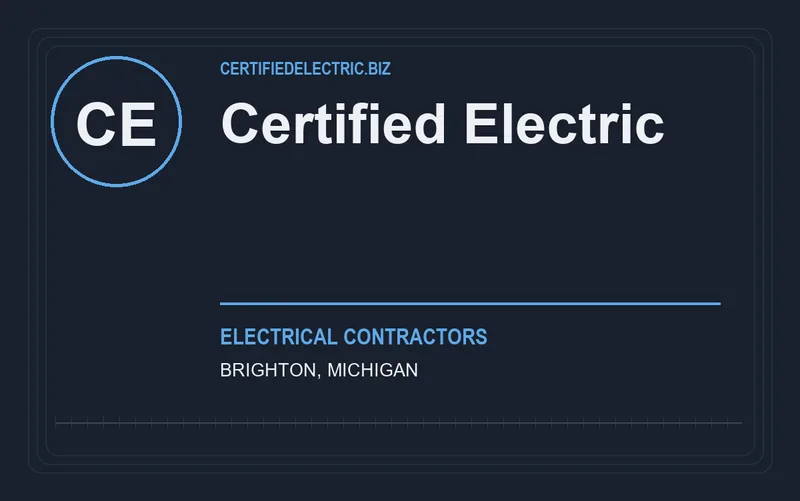 Certified Electric in Brighton, Michigan