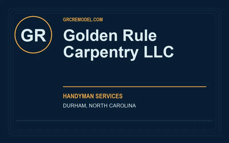 Golden Rule Carpentry LLC in Durham, North Carolina