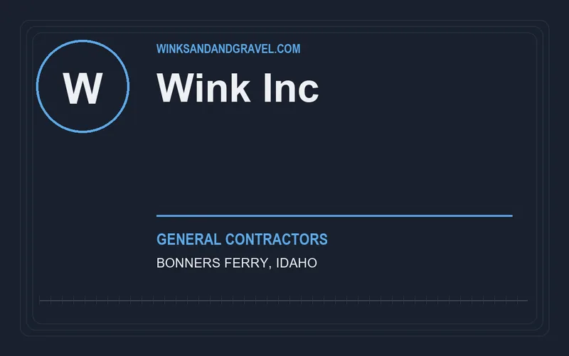 Wink Inc in Bonners Ferry, Idaho