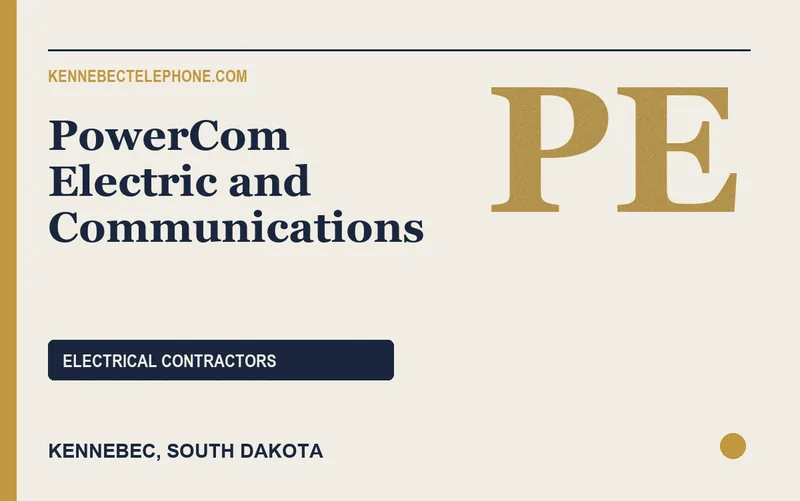 PowerCom Electric and Communications in Kennebec, South Dakota
