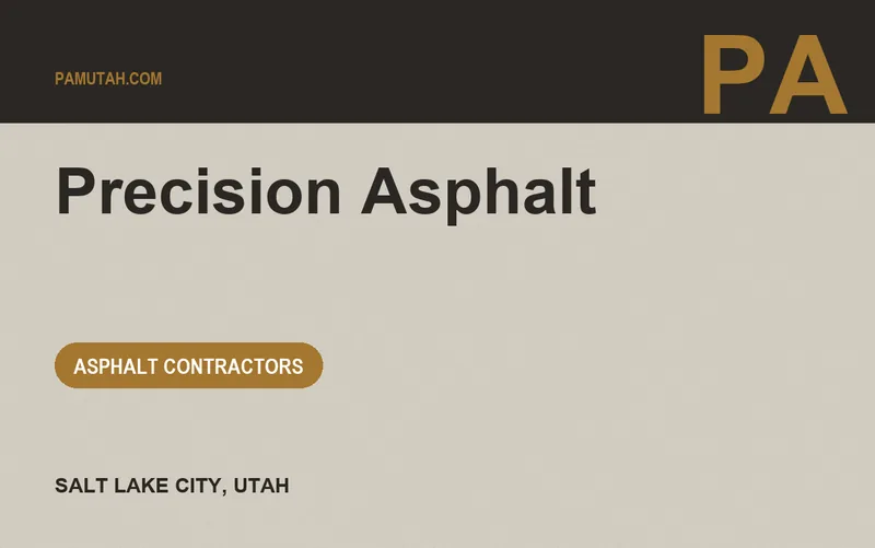 Precision Asphalt in Salt Lake City, Utah