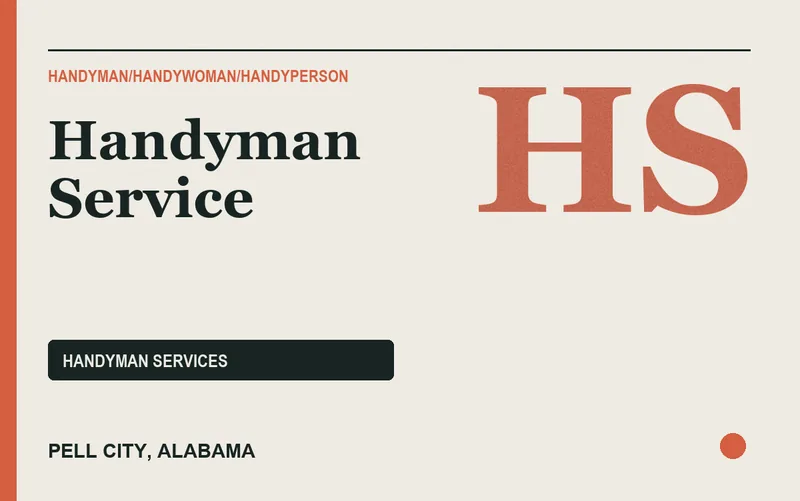Handyman Service in Pell City, Alabama