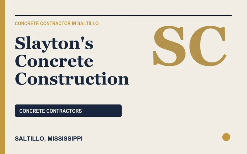 Slayton's Concrete Construction in Saltillo, Mississippi