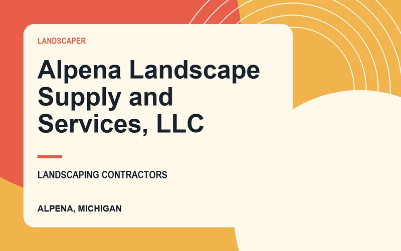 Alpena Landscape Supply and Services, LLC in Alpena, Michigan