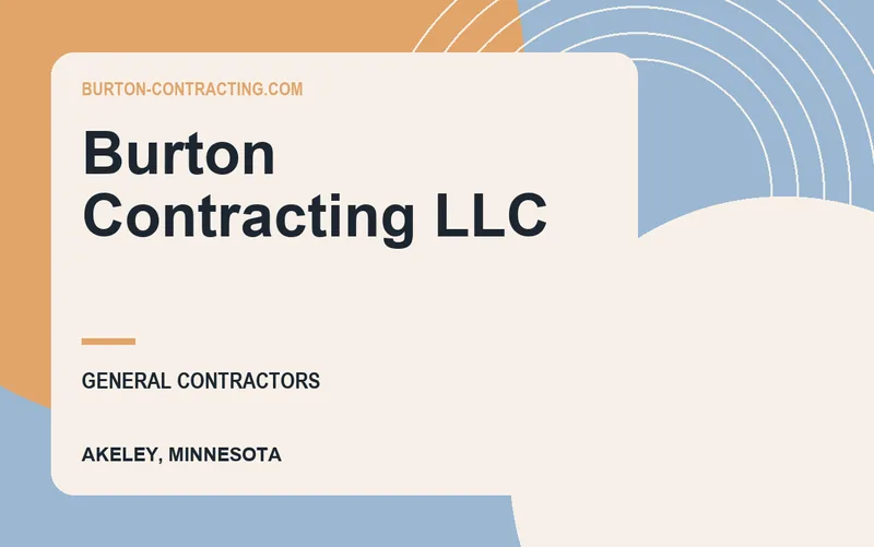 Burton Contracting LLC in Akeley, Minnesota