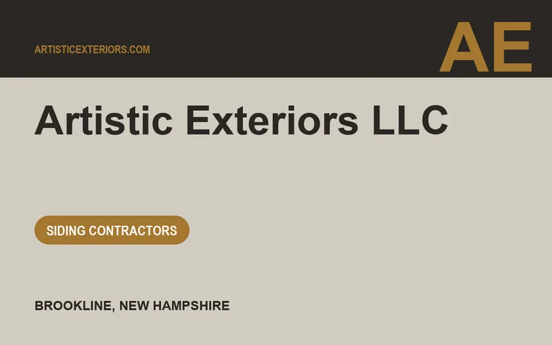Artistic Exteriors LLC in Brookline, New Hampshire