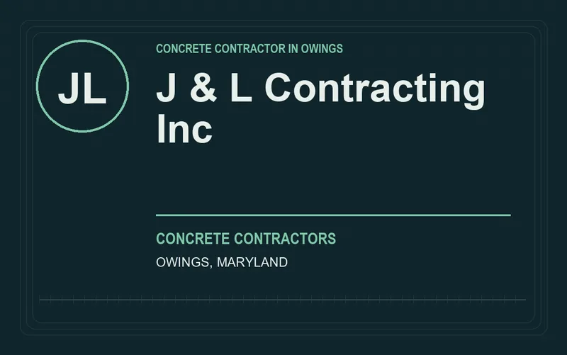 J & L Contracting Inc in Owings, Maryland