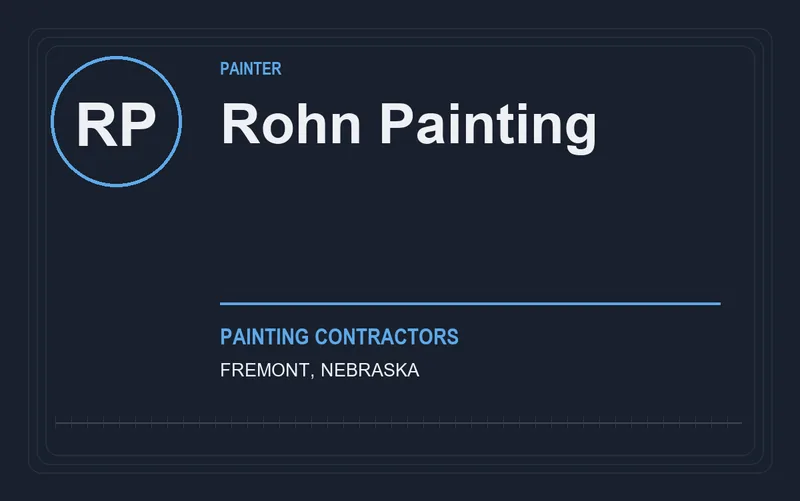 Rohn Painting in Fremont, Nebraska