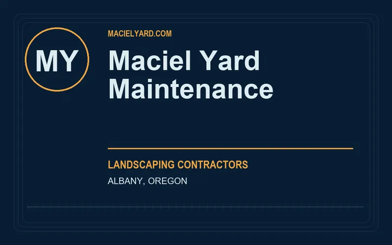 Maciel Yard Maintenance in Albany, Oregon