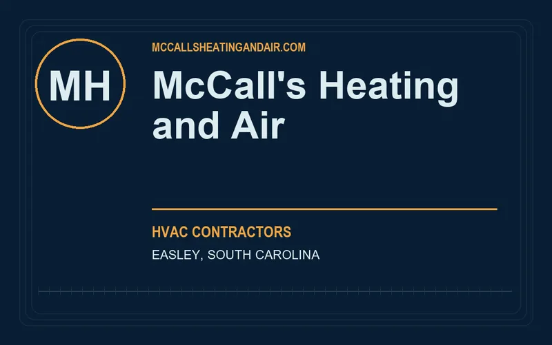 McCall's Heating and Air in Easley, South Carolina