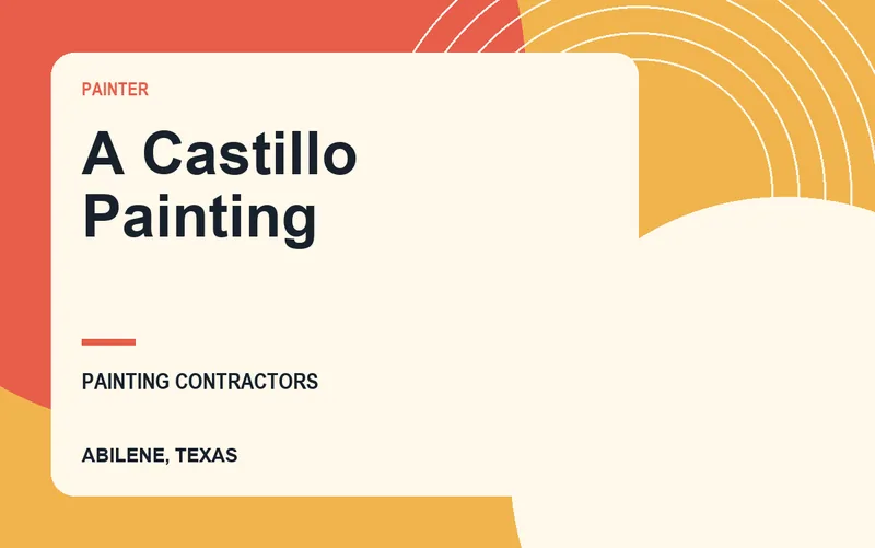 A Castillo Painting in Abilene, Texas