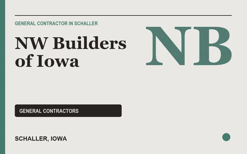NW Builders of Iowa in Schaller, Iowa