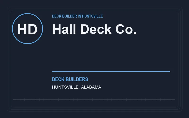Hall Deck Co. in Huntsville, Alabama
