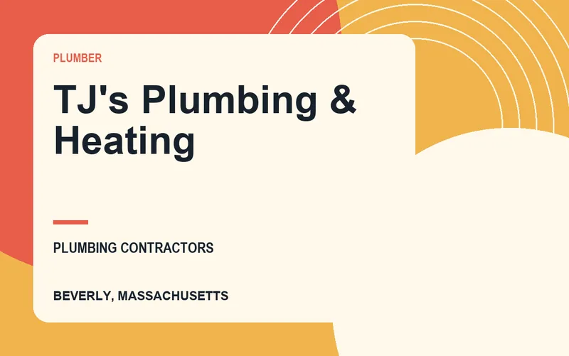TJ's Plumbing & Heating in Beverly, Massachusetts