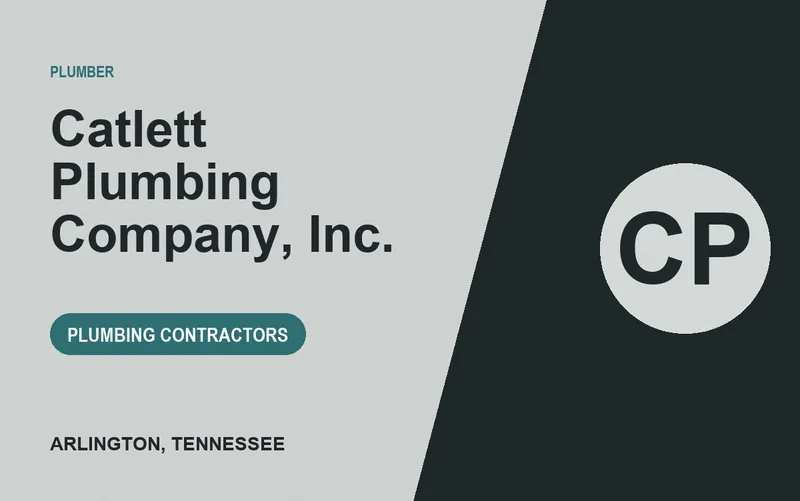 Catlett Plumbing Company, Inc. in Arlington, Tennessee