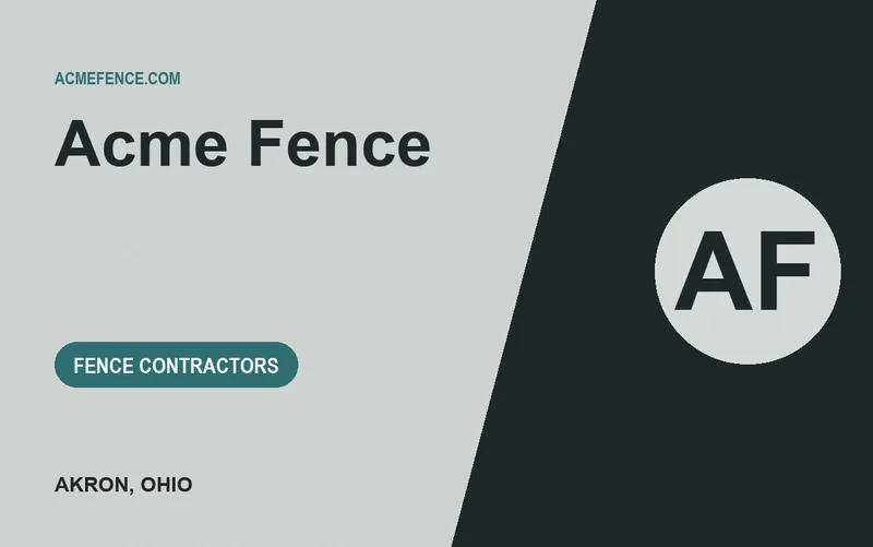Acme Fence in Akron, Ohio