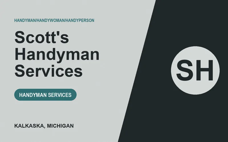 Scott's Handyman Services in Kalkaska, Michigan