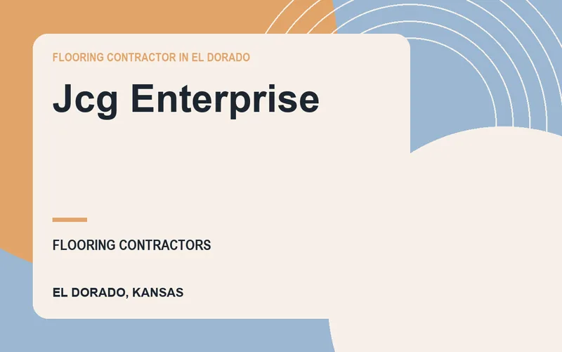 JCG ENTERPRISE in El Dorado, Kansas