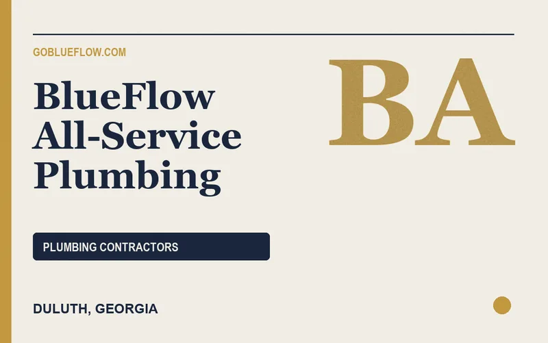 BlueFlow All-Service Plumbing in Duluth, Georgia
