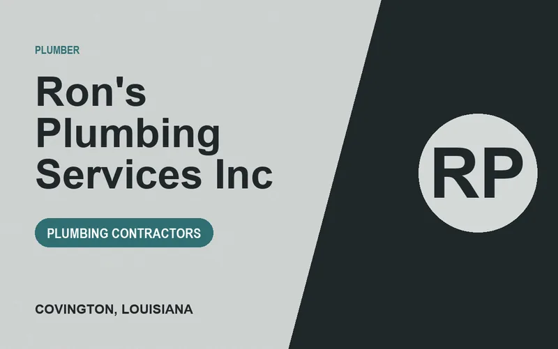 Ron's Plumbing Services Inc in Covington, Louisiana