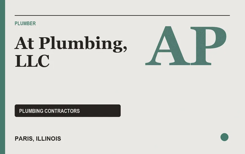 At Plumbing, LLC in Paris, Illinois