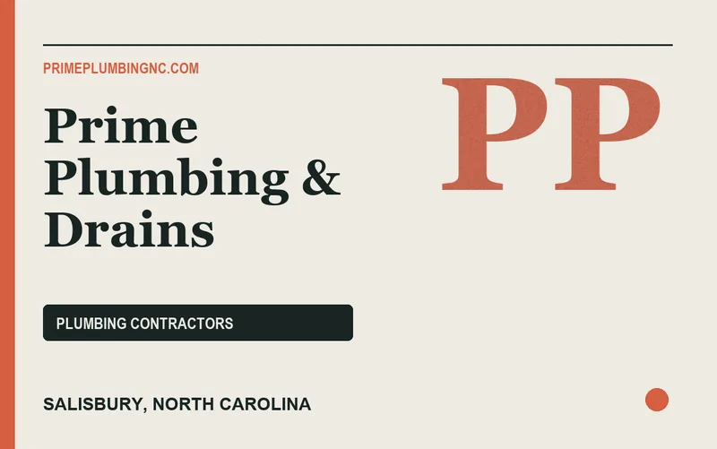 Prime Plumbing & Drains in Salisbury, North Carolina