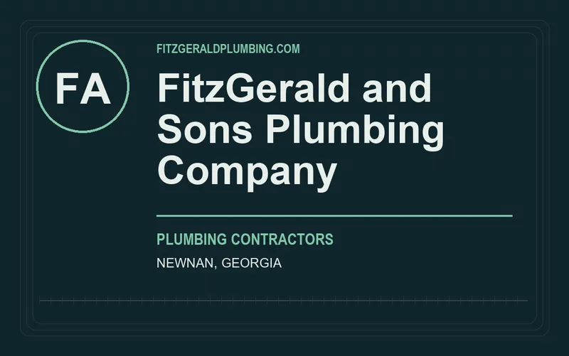 FitzGerald and Sons Plumbing Company in Newnan, Georgia