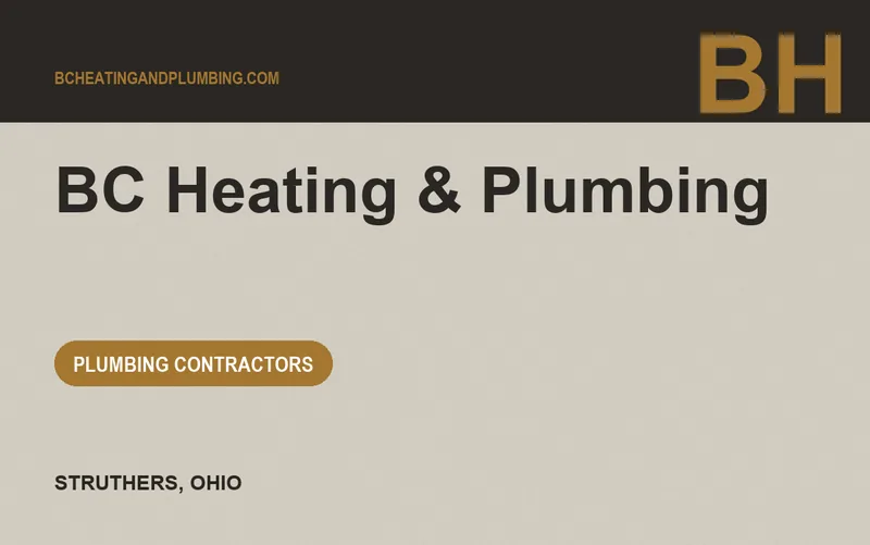 BC Heating & Plumbing in Struthers, Ohio