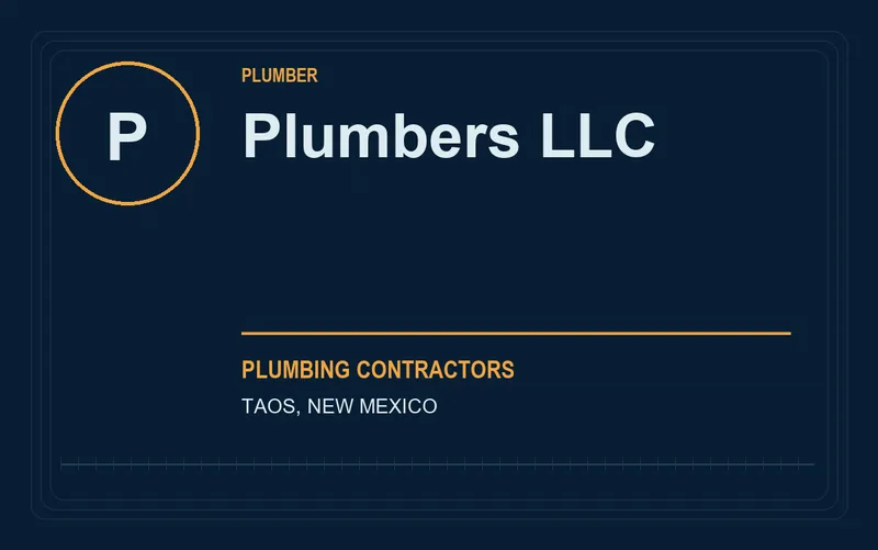 Plumbers LLC in Taos, New Mexico