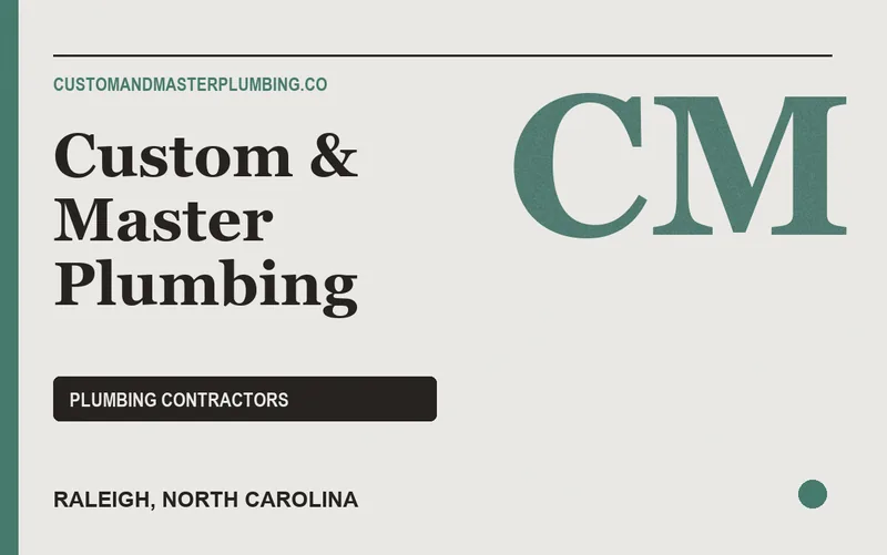 Custom & Master Plumbing in Raleigh, North Carolina
