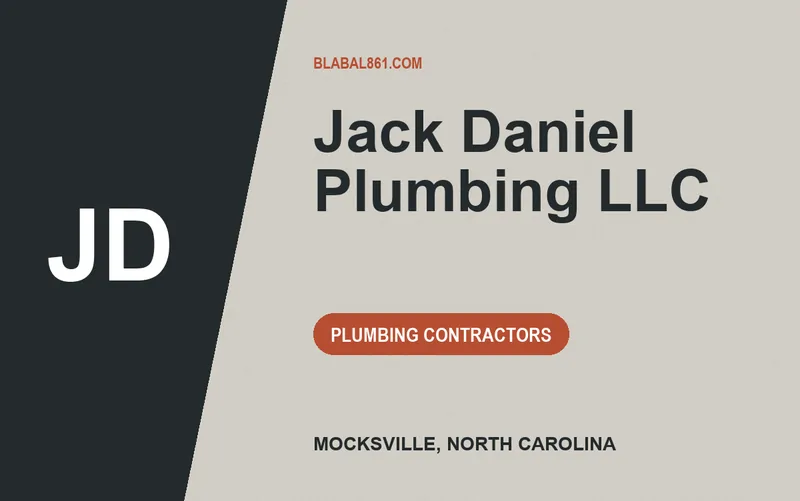 Jack Daniel Plumbing LLC in Mocksville, North Carolina