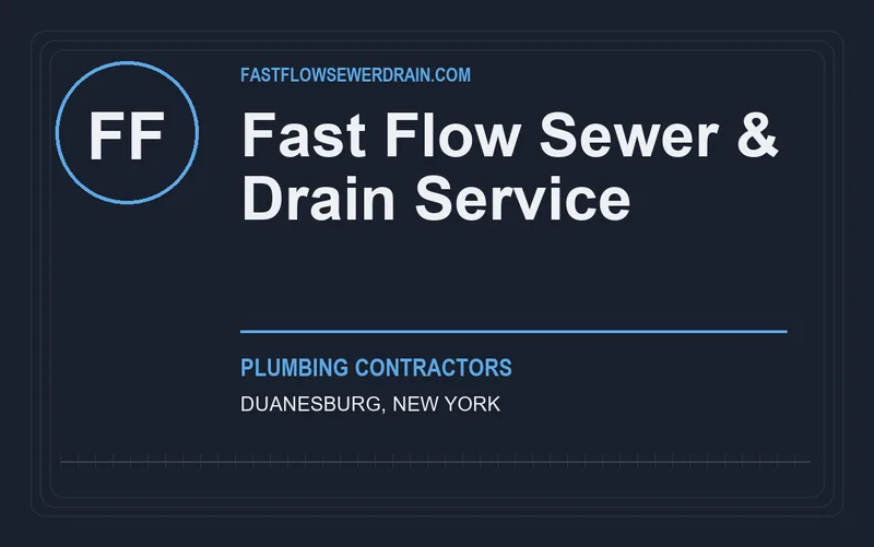 Fast Flow Sewer & Drain Service in Duanesburg, New York