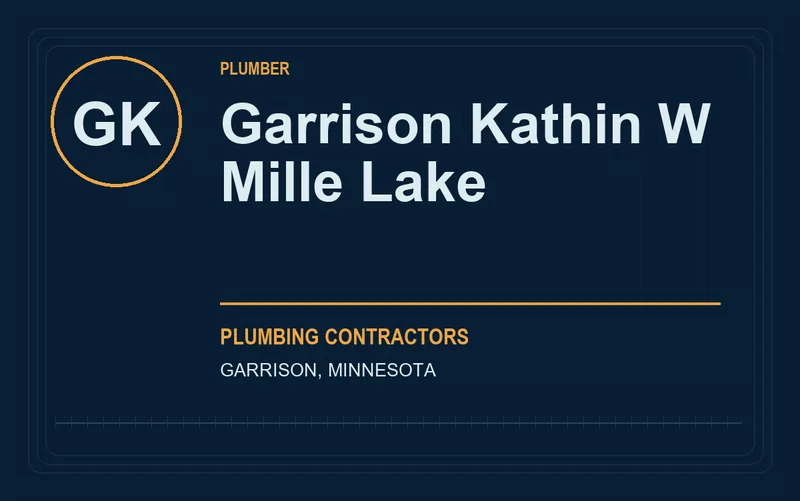 Garrison Kathin W Mille Lake in Garrison, Minnesota