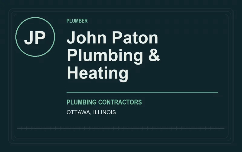 John Paton Plumbing & Heating in Ottawa, Illinois