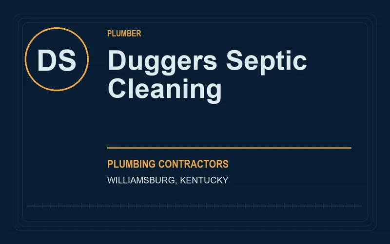 Duggers Septic Cleaning in Williamsburg, Kentucky