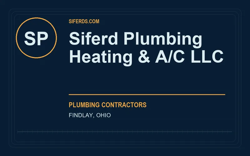 Siferd Plumbing Heating & A/C LLC in Findlay, Ohio