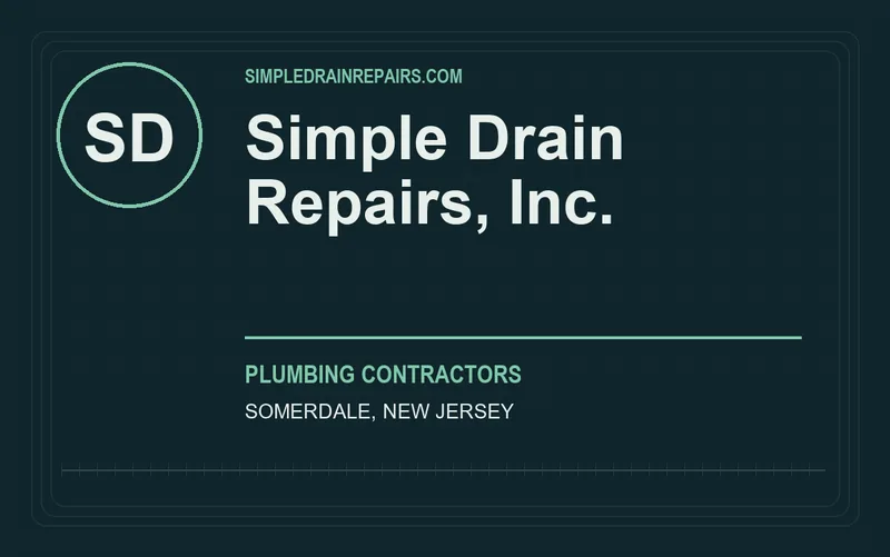 Simple Drain Repairs, Inc. in Somerdale, New Jersey