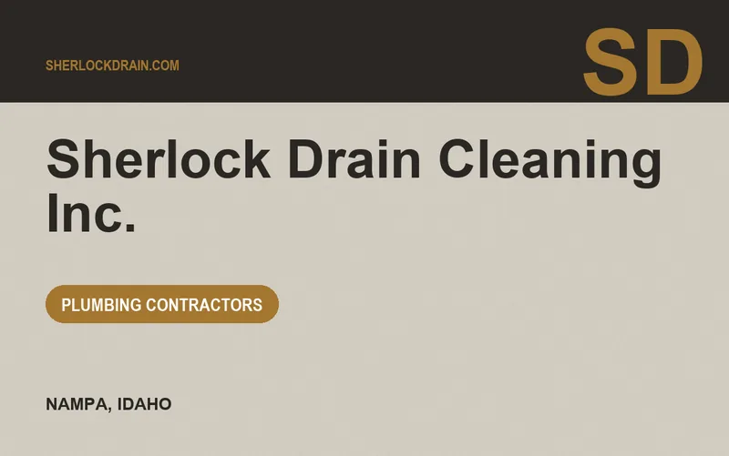 Sherlock Drain Cleaning Inc. in Nampa, Idaho