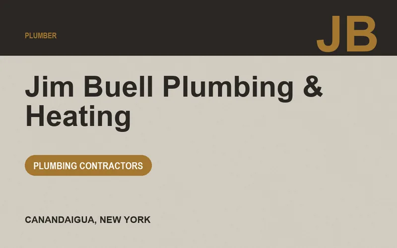 Jim Buell Plumbing & Heating in Canandaigua, New York
