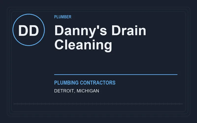 Danny's Drain Cleaning in Detroit, Michigan