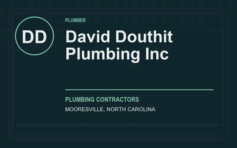 David Douthit Plumbing Inc in Mooresville, North Carolina