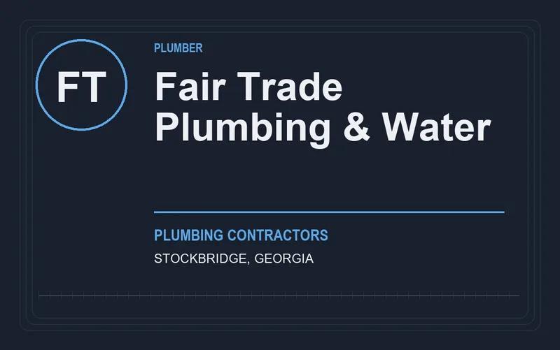 Fair Trade Plumbing & Water in Stockbridge, Georgia